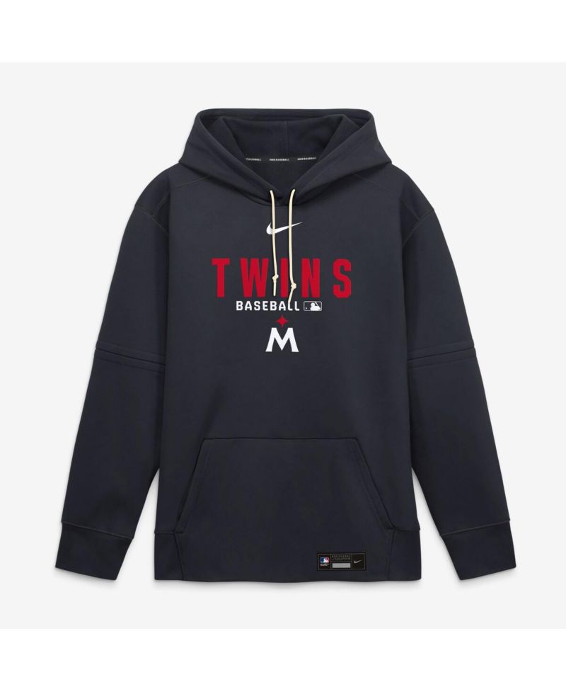 Men's Navy Minnesota Twins Authentic Collection Therma-FIT Hoodie