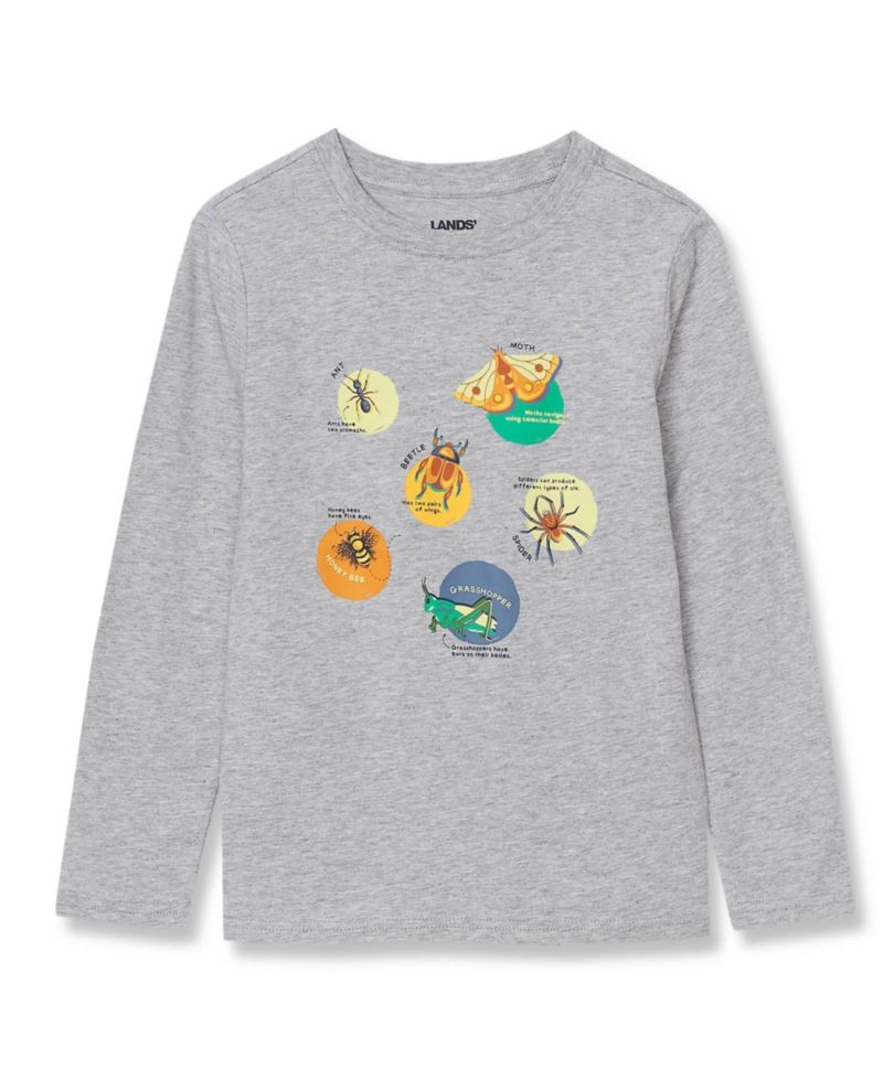 Boys' 4-20 Glow-in-the-Dark Dinosaur Long-Sleeve Graphic Tee
