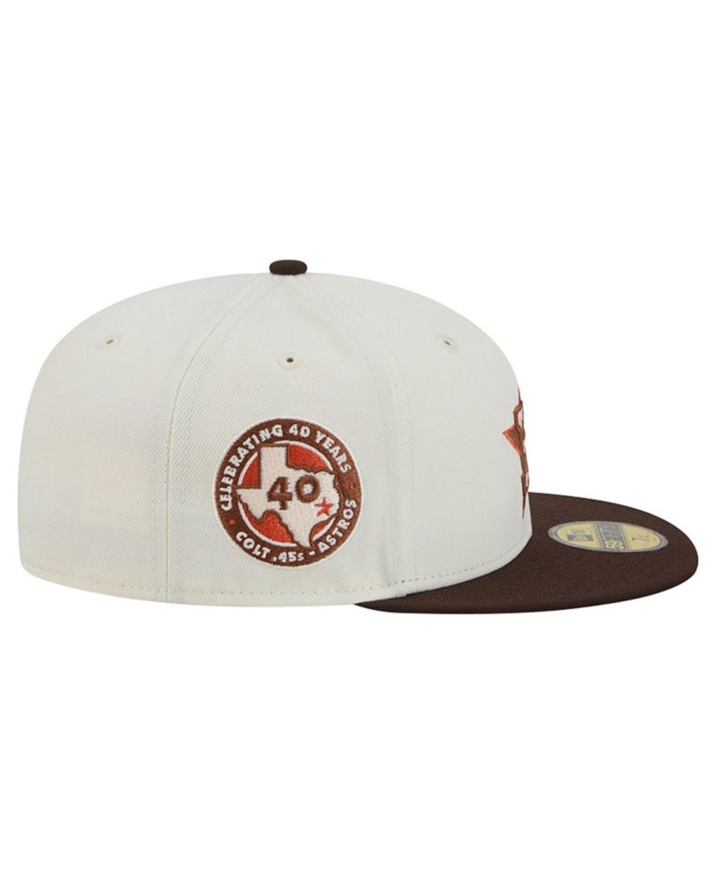 Men's Natural/Brown Houston Astros Pumpkin Spice 59FIFTY Fitted Hat