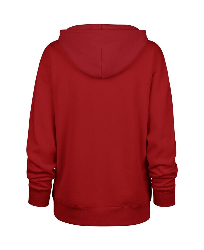 Women's Scarlet San Francisco 49ers Plus Size Whirlwind Naomi Hoodie