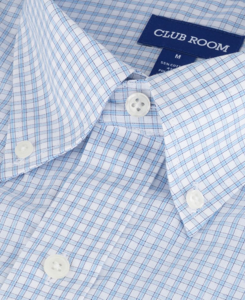 Men's Plaid Regular Fit Dress Shirt