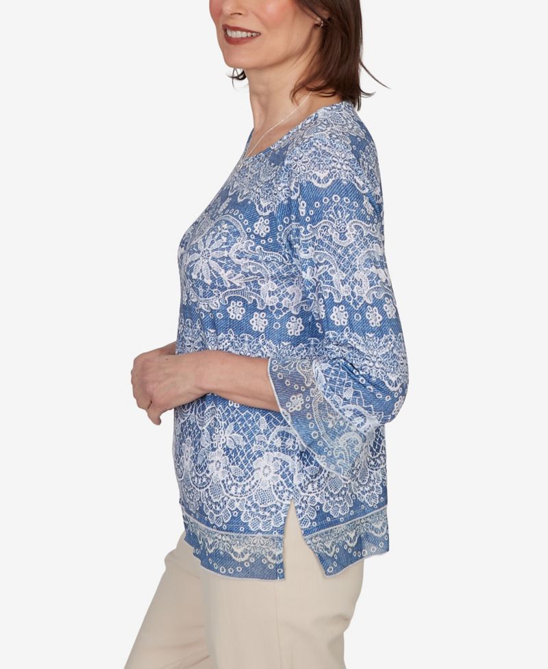 Women's Camden Market Lacey Striped Knit Top