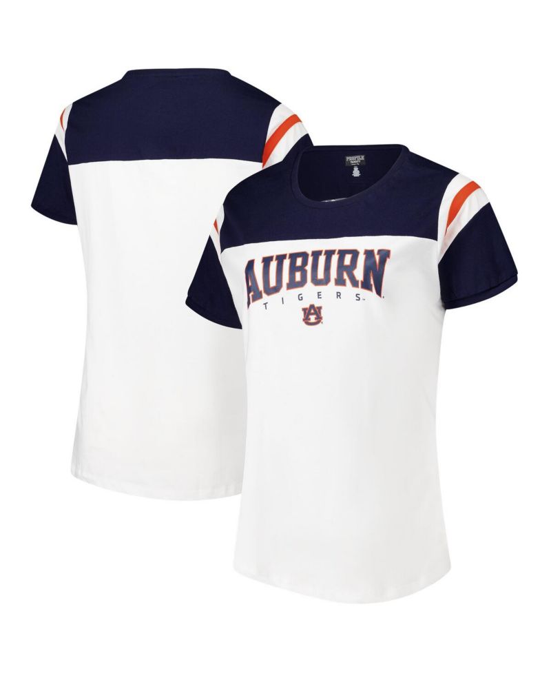 Women's White Auburn Tigers Plus Size Winning Gear T-Shirt