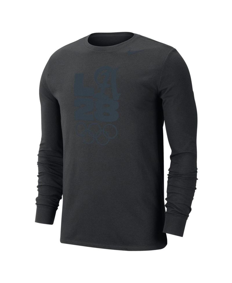 Men's Black LA28 Summer Olympics Team Issue Velocity Dri-FIT Long Sleeve T-Shirt