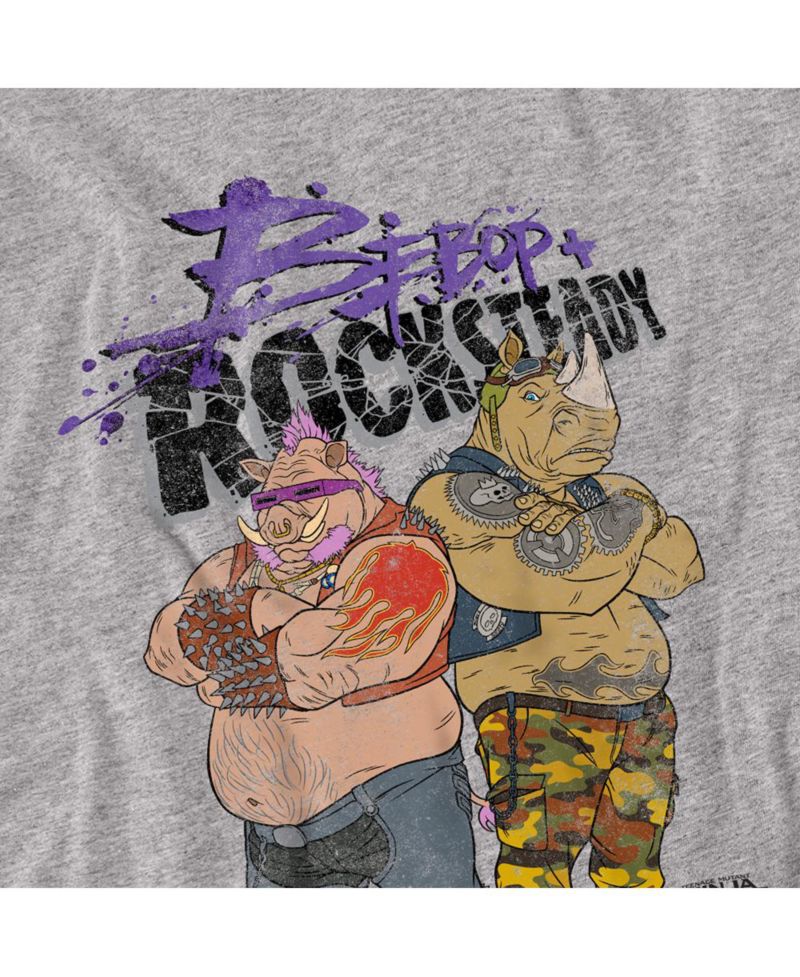 Big & Tall Out Of The Shadows Bebop And Rocksteady Standing T-Shirt