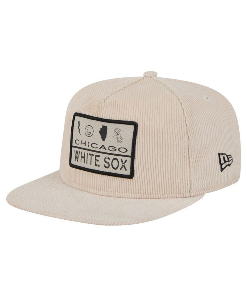 Men's Khaki Chicago White Sox Summer Essential Golfer Snapback Hat