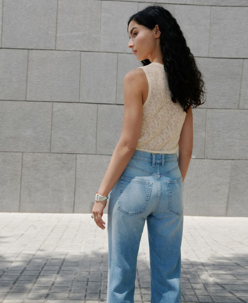 Women's Openwork Knit Top