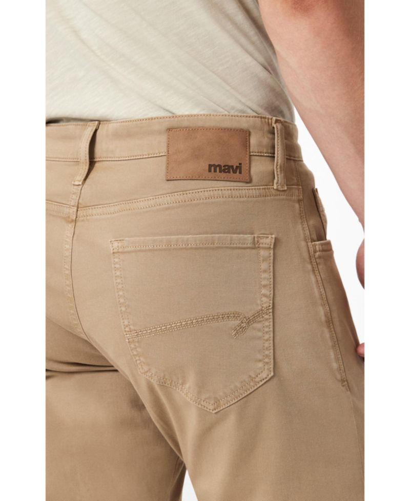 Men's Zach Straight Leg In Khaki Casual Twill Pant