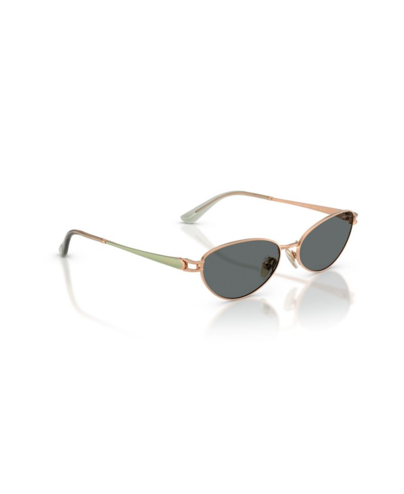 Women's Polarized Oval Metal Sunglasses VO4369S
