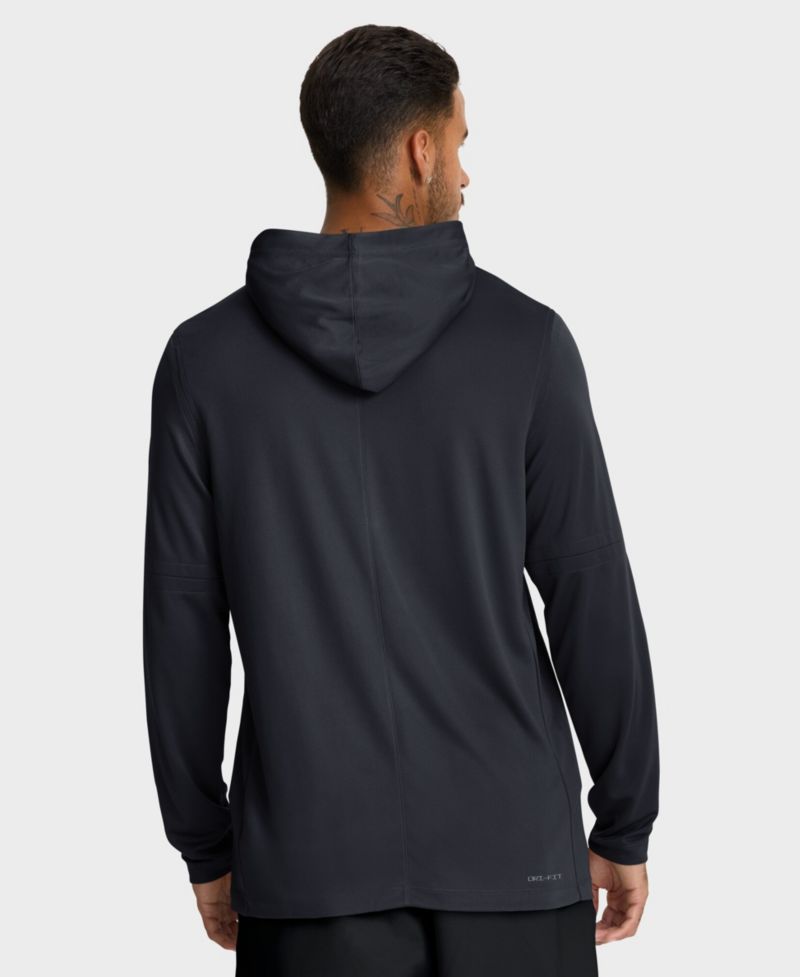 Men's Navy Minnesota Twins Authentic Collection Dri-FIT Long Sleeve Hooded T-Shirt
