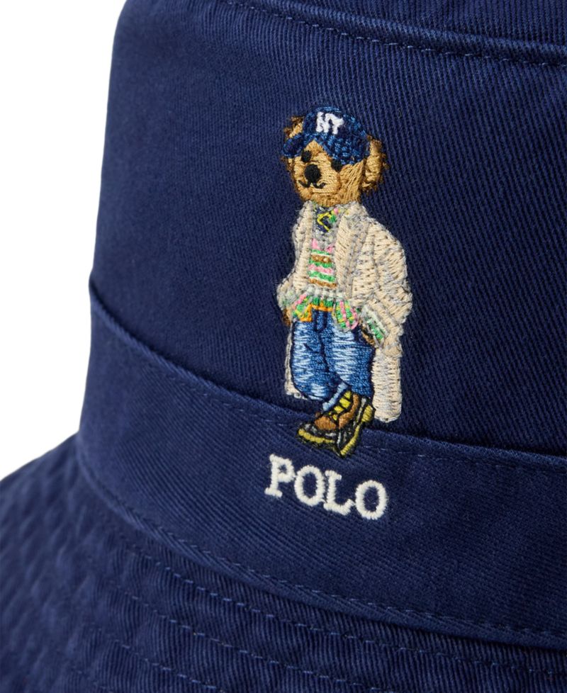 Men's Polo Bear Twill Bucket Hat