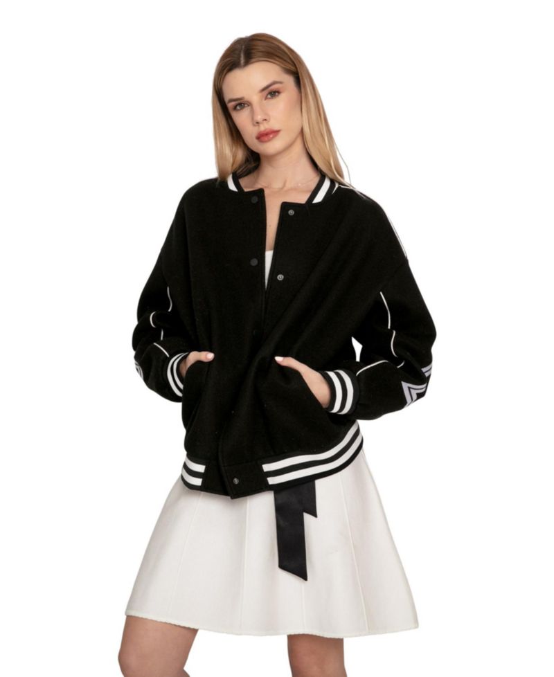 Women's Hold Me Close Letterman Bomber