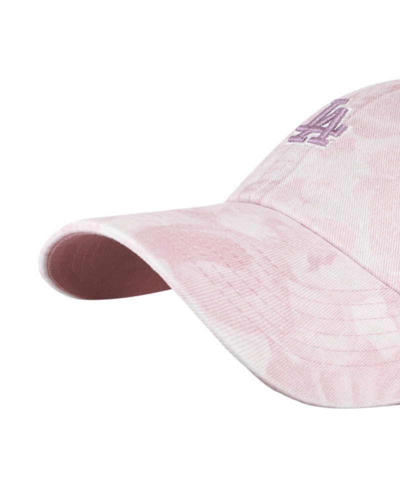 Women's '47 Pink Los Angeles Dodgers Gardenia Clean Up Adjustable Hat