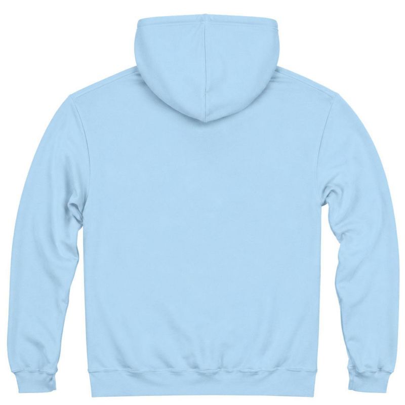 Men's Bedtime Belly Hooded Pullover Graphic Poly-Cotton Blend Hoodie
