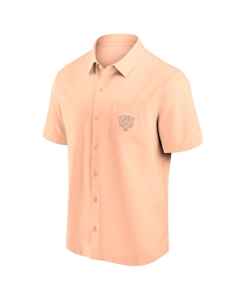 Men's Light Pink Chicago Bears Front Office Button-Up Shirt
