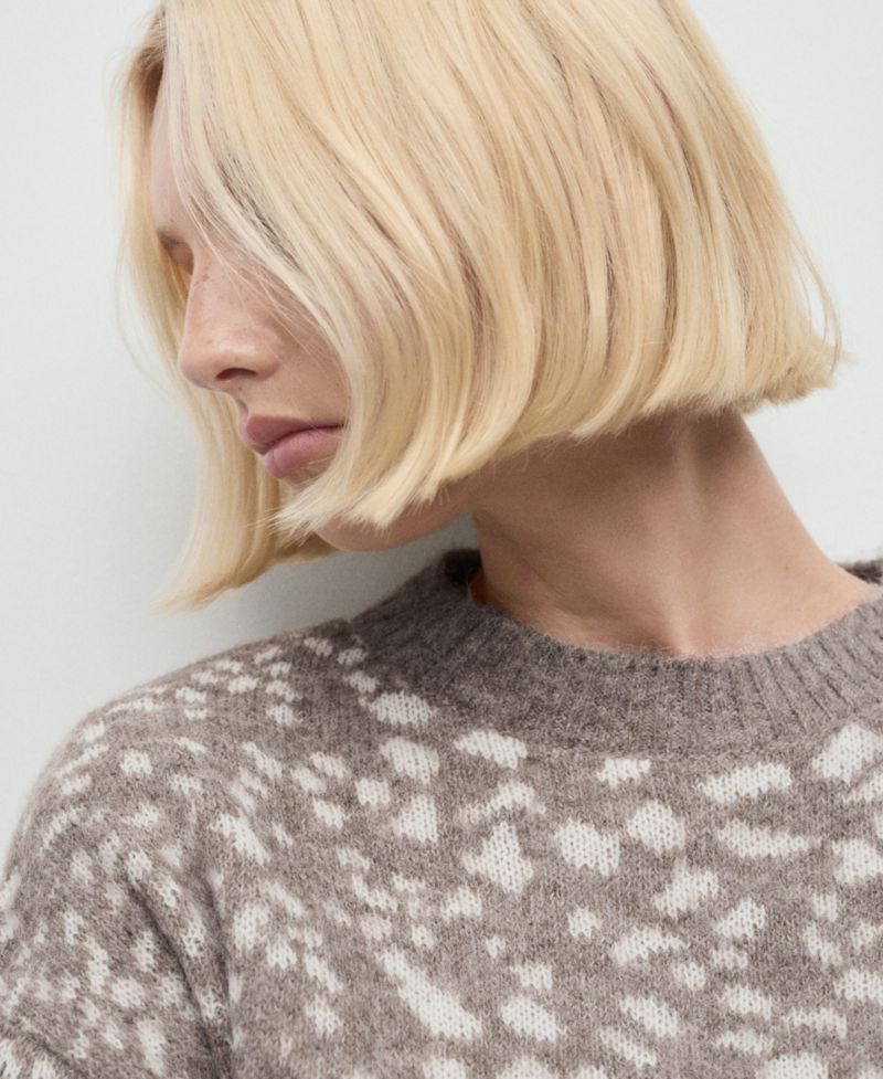 Women's Animal Print Sweater