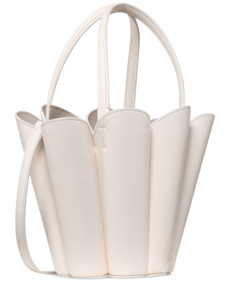 Spade Small Leather Flower Bucket Bag