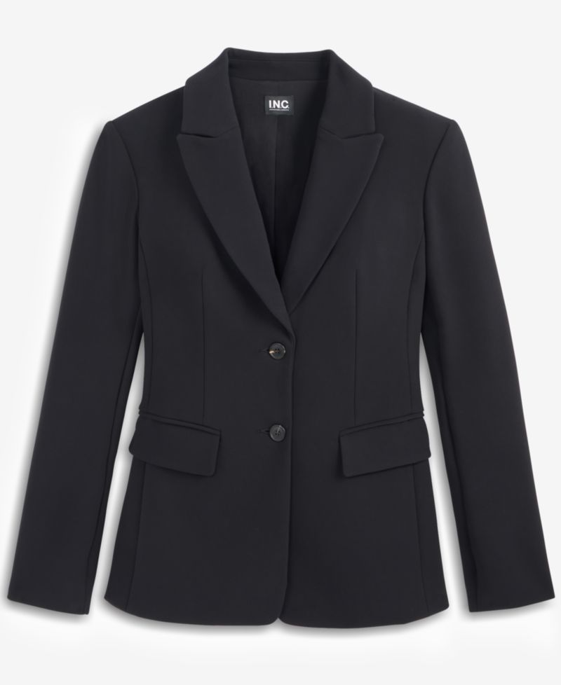 Women's Nipped-Waist Two-Button Blazer