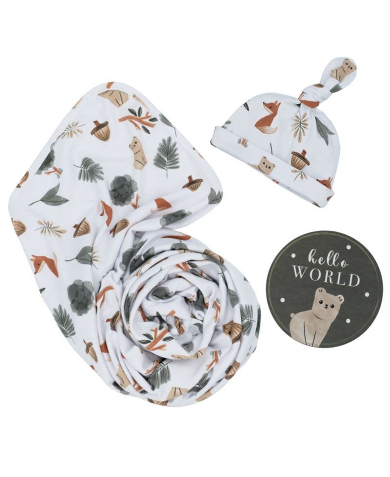 Baby Boys or Baby Girls Hello World Gift Set, 3 Piece