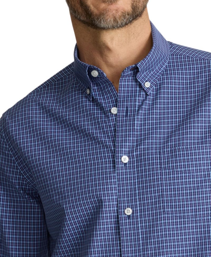 Men's Slim Fit Wrinkle-Free Solay Button Up Shirt