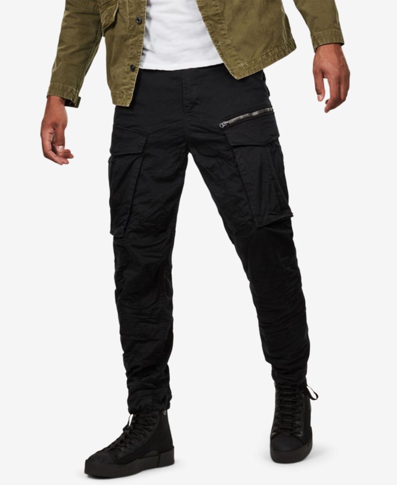 Мужские прямые зауженные брюки-карго Rovic Zip 3D