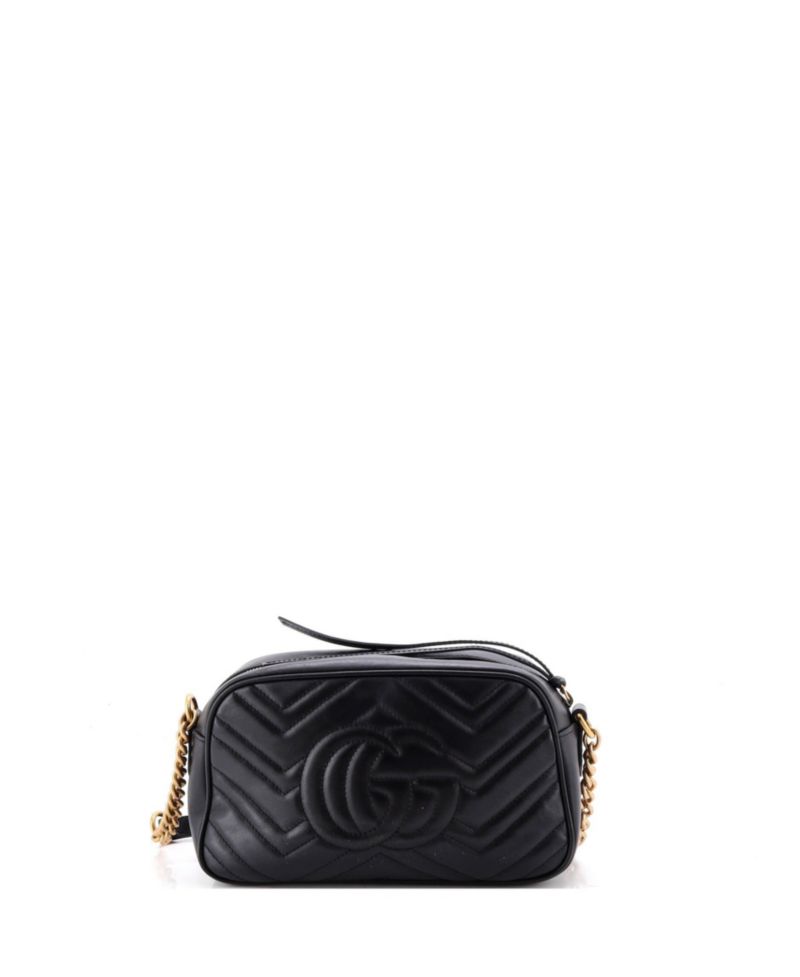 Small GG Marmont Shoulder Bag Matelasse Leather