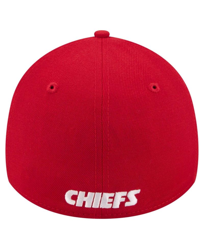Men's Red Kansas City Chiefs Core Team 39THIRTY Flex Hat