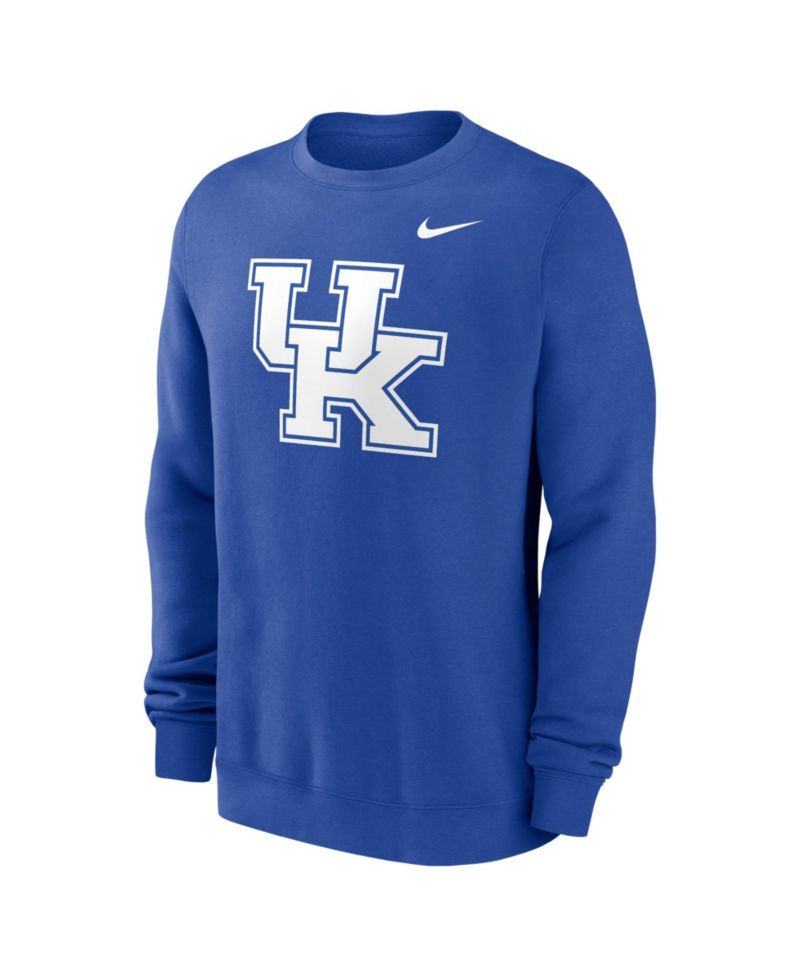 Men's Royal Kentucky Wildcats Primetime Fleece Pullover Sweatshirt