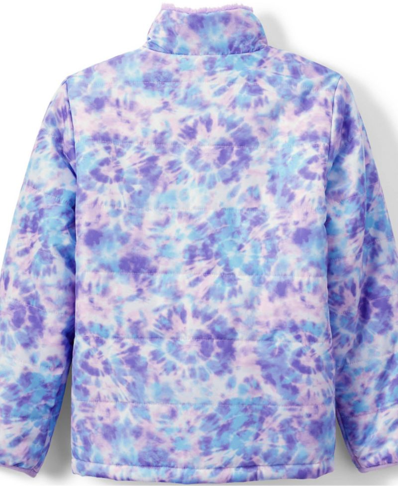 Girls Reversible Fleece Puffer Jacket