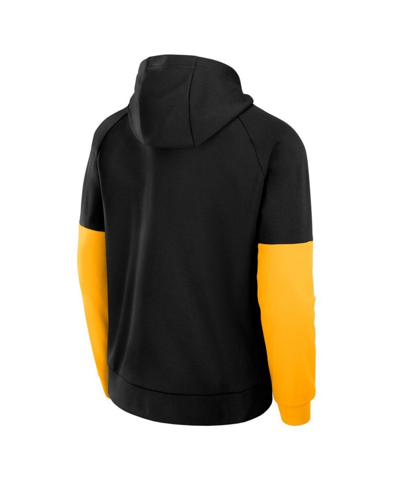 Men's Black Iowa Hawkeyes Fitness Performance Pullover Hoodie