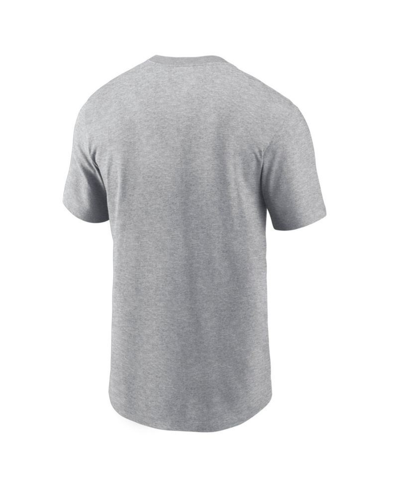 Men's Gray Ohio State Buckeyes Legacy Stacked Established T-Shirt