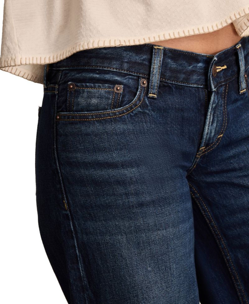Women's Low-Rise Wide-Leg Jeans