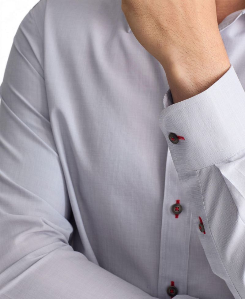 Men's Regular Fit Long Sleeve Wrinkle Free Rubican Shirt