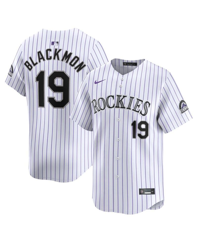 Big Boys and Girls Charlie Blackmon White Colorado Rockies Home Limited Player Jersey