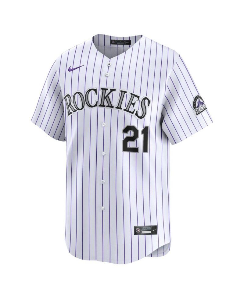 Men's Kyle Freeland White Colorado Rockies Home Limited Player Jersey