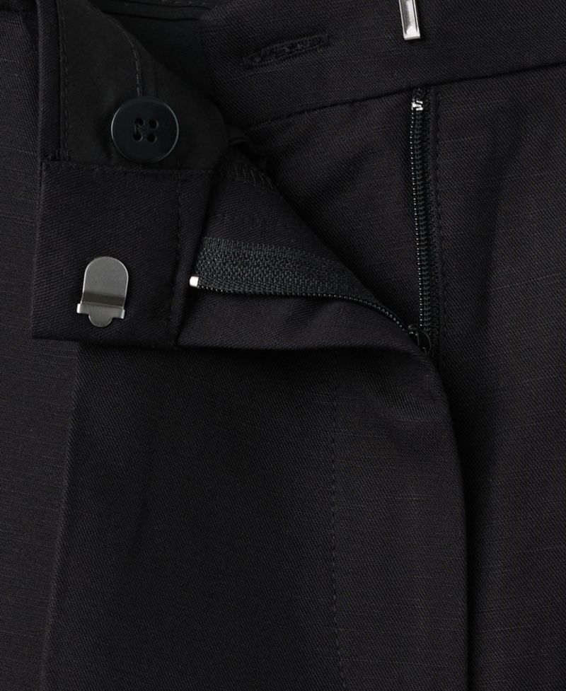 Women's Straight Linen Bermuda Shorts
