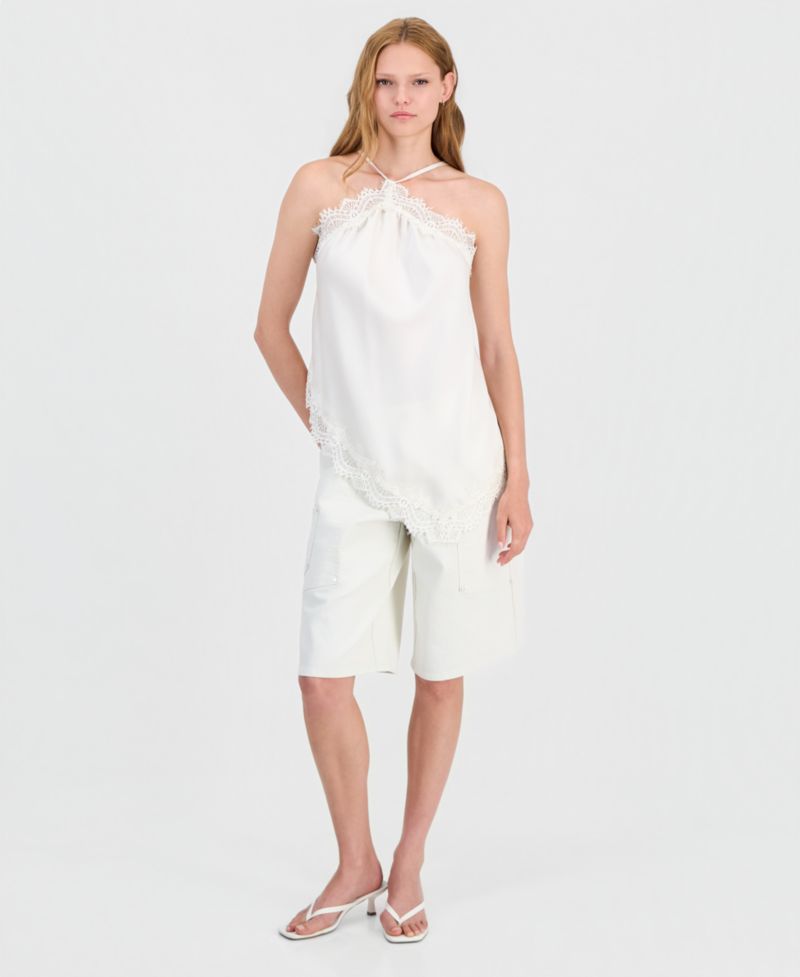Women's Denim Cargo Shorts