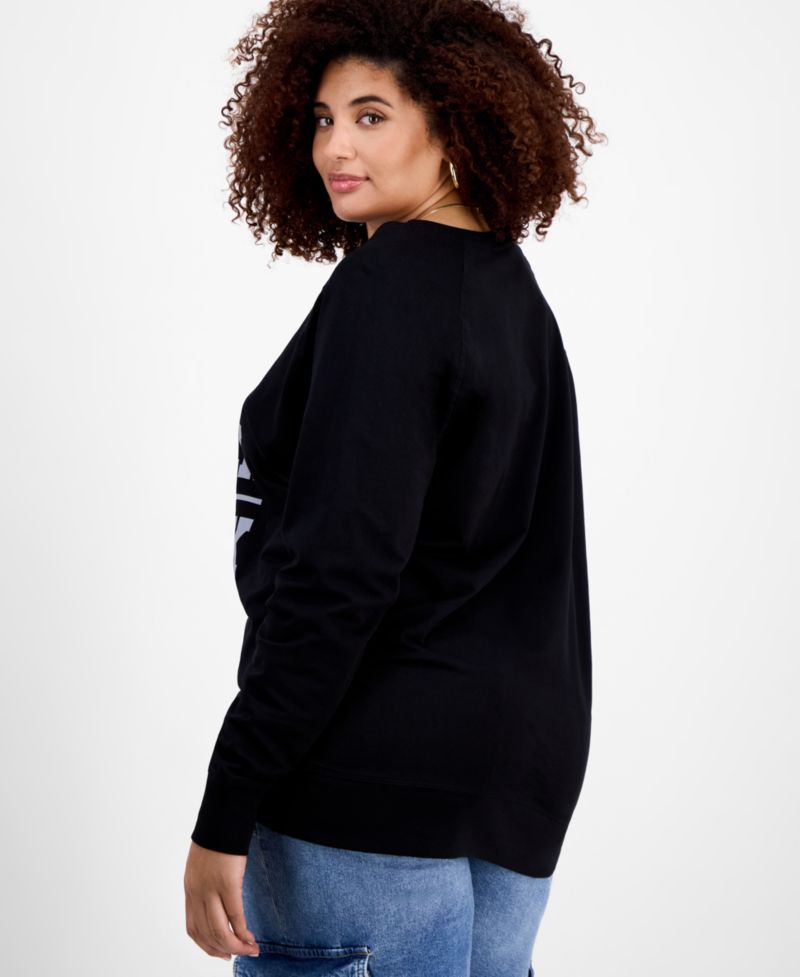 Trendy Plus Size Black History Month Graphic Long Sleeve Tee