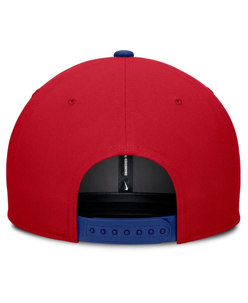 Men's Red/Royal Philadelphia Phillies Pro Performance Snapback Hat