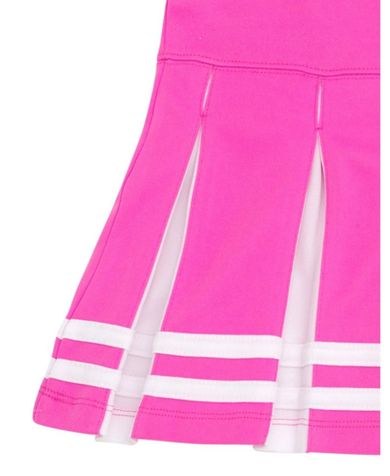 Girls Cheerleader Dress and Bow Outfit Set
