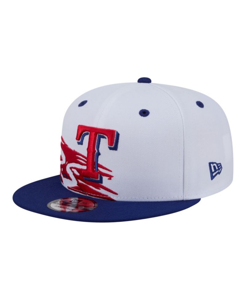 Men's White Texas Rangers Swept 9FIFTY Snapback Hat