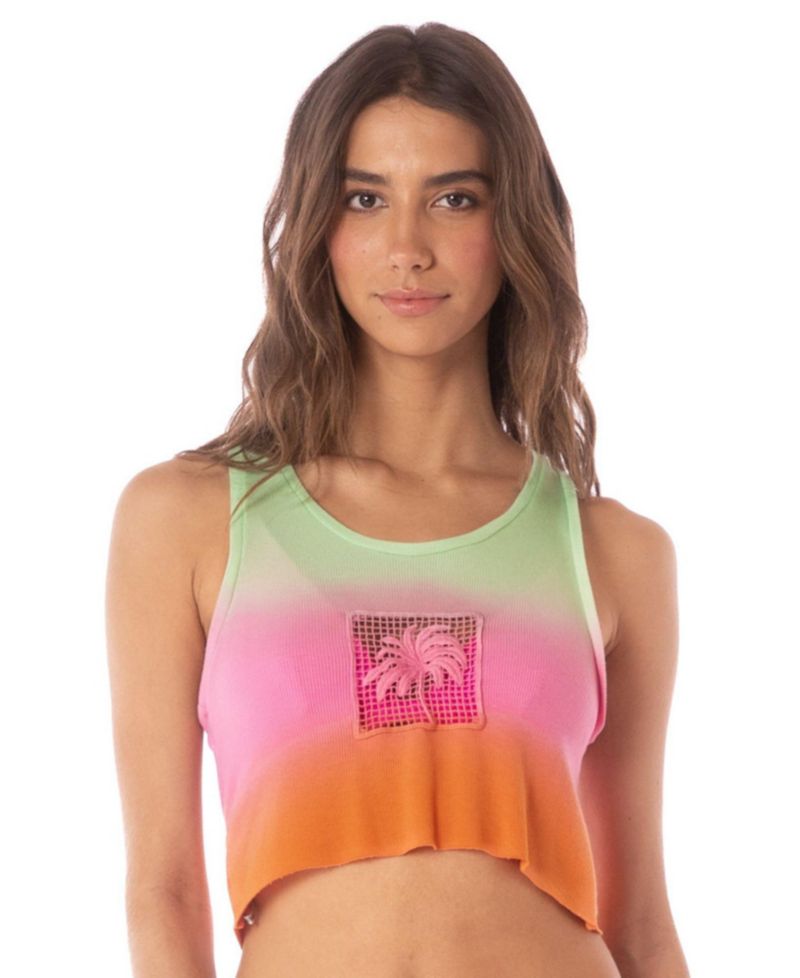 Women's Odalys Tie-Dye Scoop Neck Bikini Top