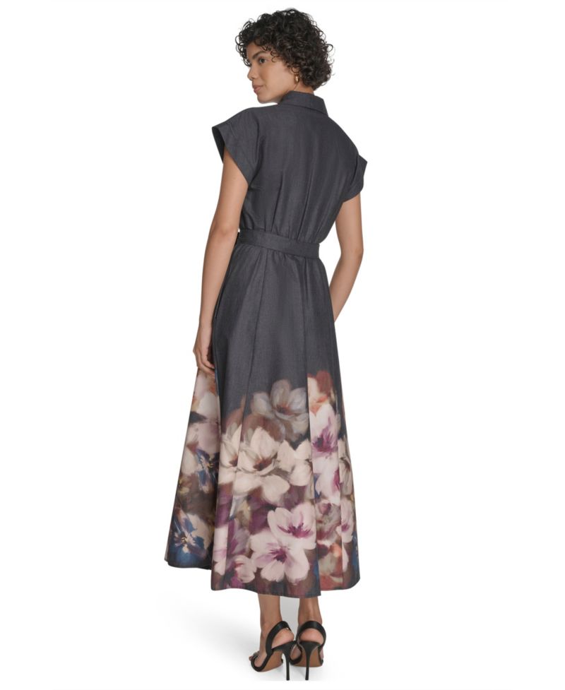 Women's Placement Print Midi Dress