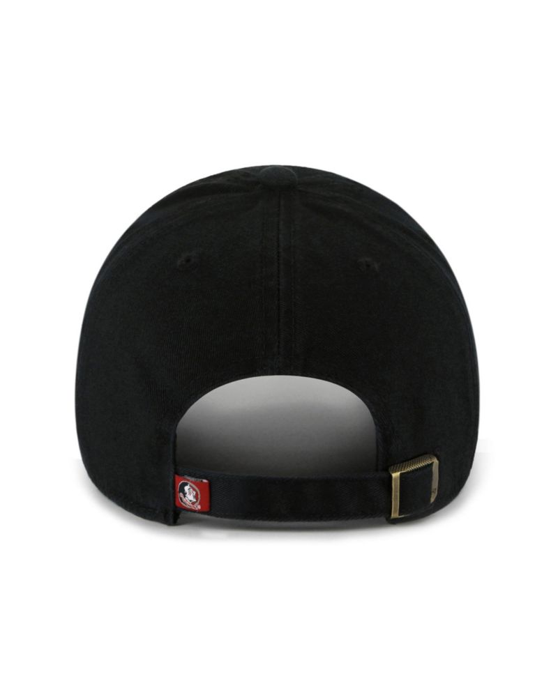 Men's and Women's '47 Florida State Seminoles Black Clean Up Adjustable Hat