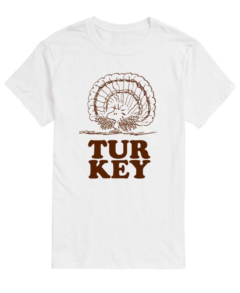 Men's Short Sleeve Peanuts Turkey T-shirt