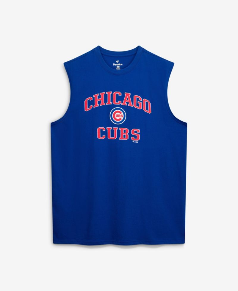 Men's Royal Chicago Cubs Big & Tall Heart & Soul Muscle Tank Top