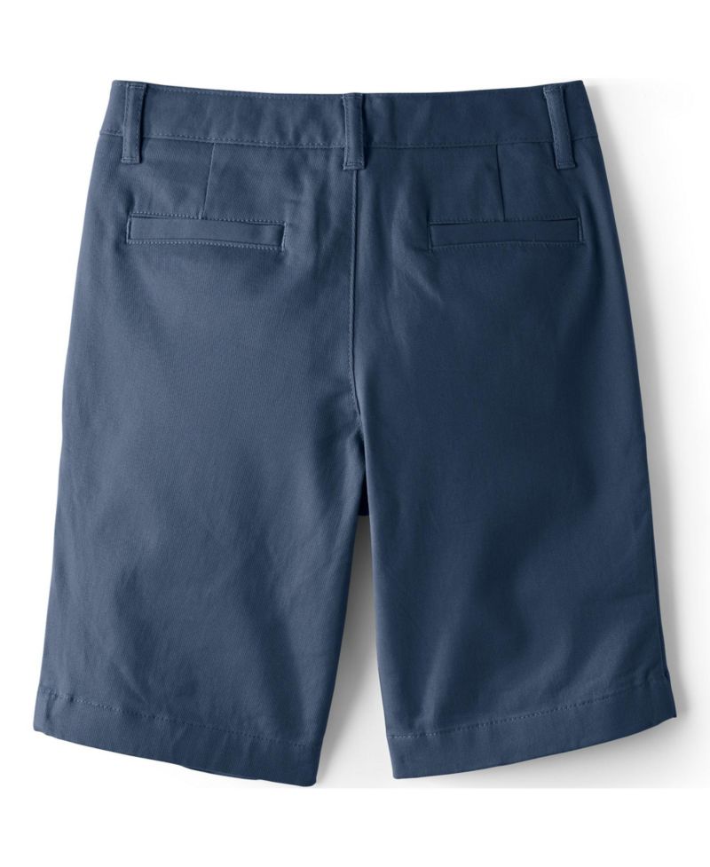 Little Girls School Uniform Stretch Stretch Chino Bermuda Shorts