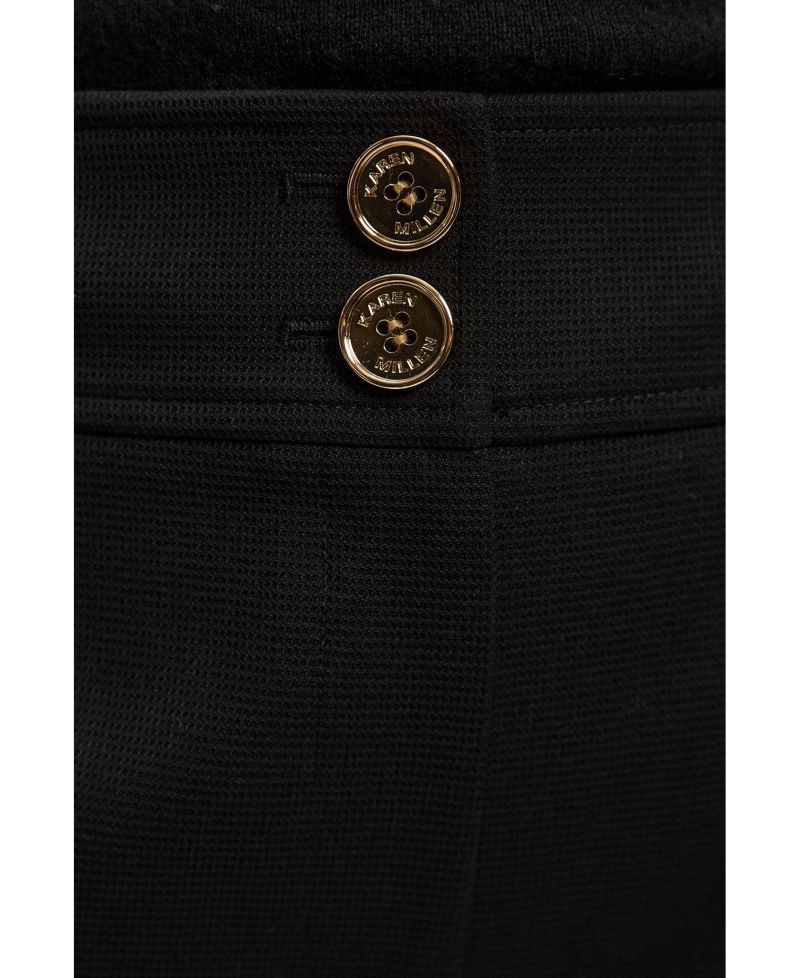 Women's Textured Stretch Straight Leg Trouser