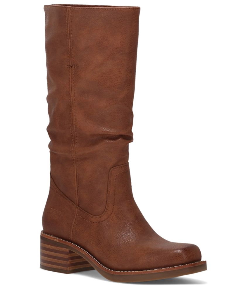 Women's Miranda Stacked Heel Slouch Boots
