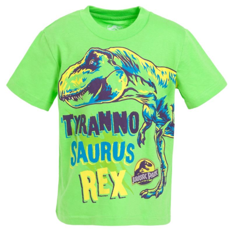Boys Jurassic World Jurassic World Dinosaur T-Rex 4 Pack T-Shirts